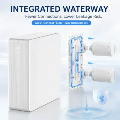 400G–600G Compact Tankless RO Water Purifier with TDS Display