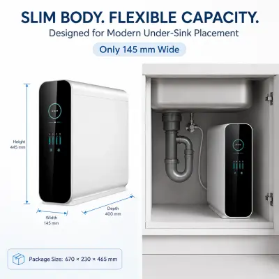 100G–800G Smart Under-Sink RO Water Purifier