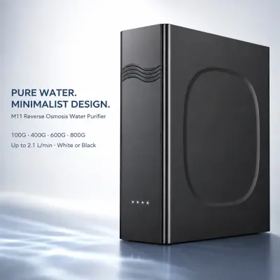 100G–800G Minimalist Under-Sink RO Water Purifier