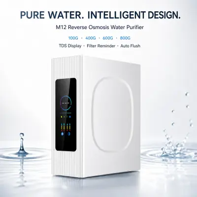 100G–800G Smart Under-Sink RO Water Purifier with Color TDS Display