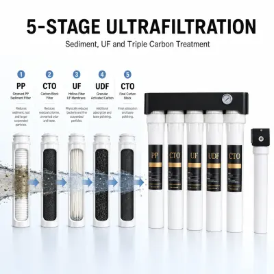 15-Inch Five-Stage Ultrafiltration Water Purifier