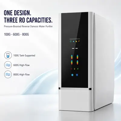 100G–800G Smart Four-Cartridge RO Water Purifier Series