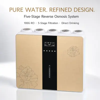 5-Stage 100G Under-Sink RO Water Purifier with 3.2G Tank
