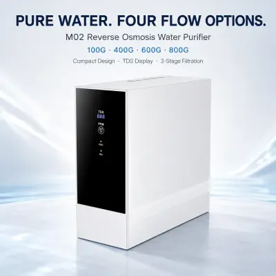 100G–800G Smart RO Water Purifier with TDS Display
