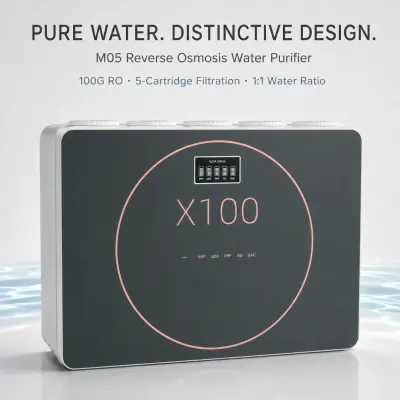 100G 5-Stage RO Water Purifier with Smart Display & Pressure Tank