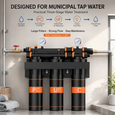 20-Inch 3-Stage Ultrafiltration Water Purifier