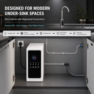 Under sink installation example