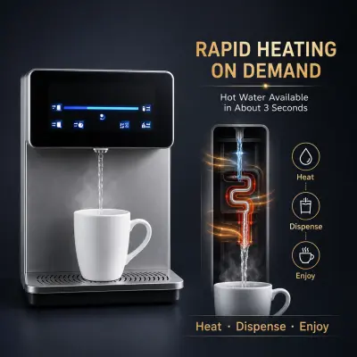 Rapid instant water heating