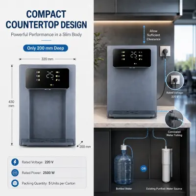 Water purifier dimensions and installation guide