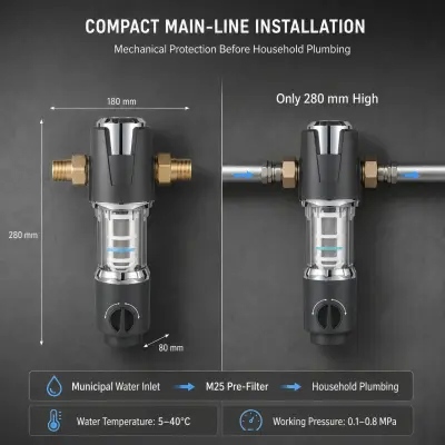 Water purifier dimensions and installation guide