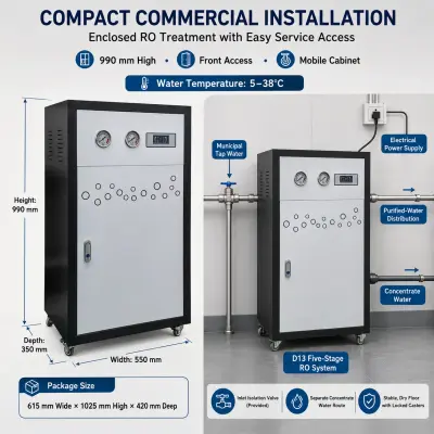 Water purifier dimensions and installation guide