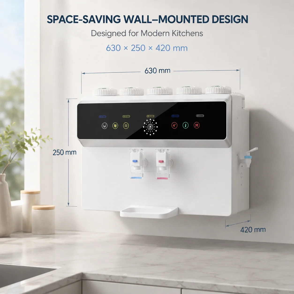 100G Under-Sink RO Water Purifier with Pressure Tank
