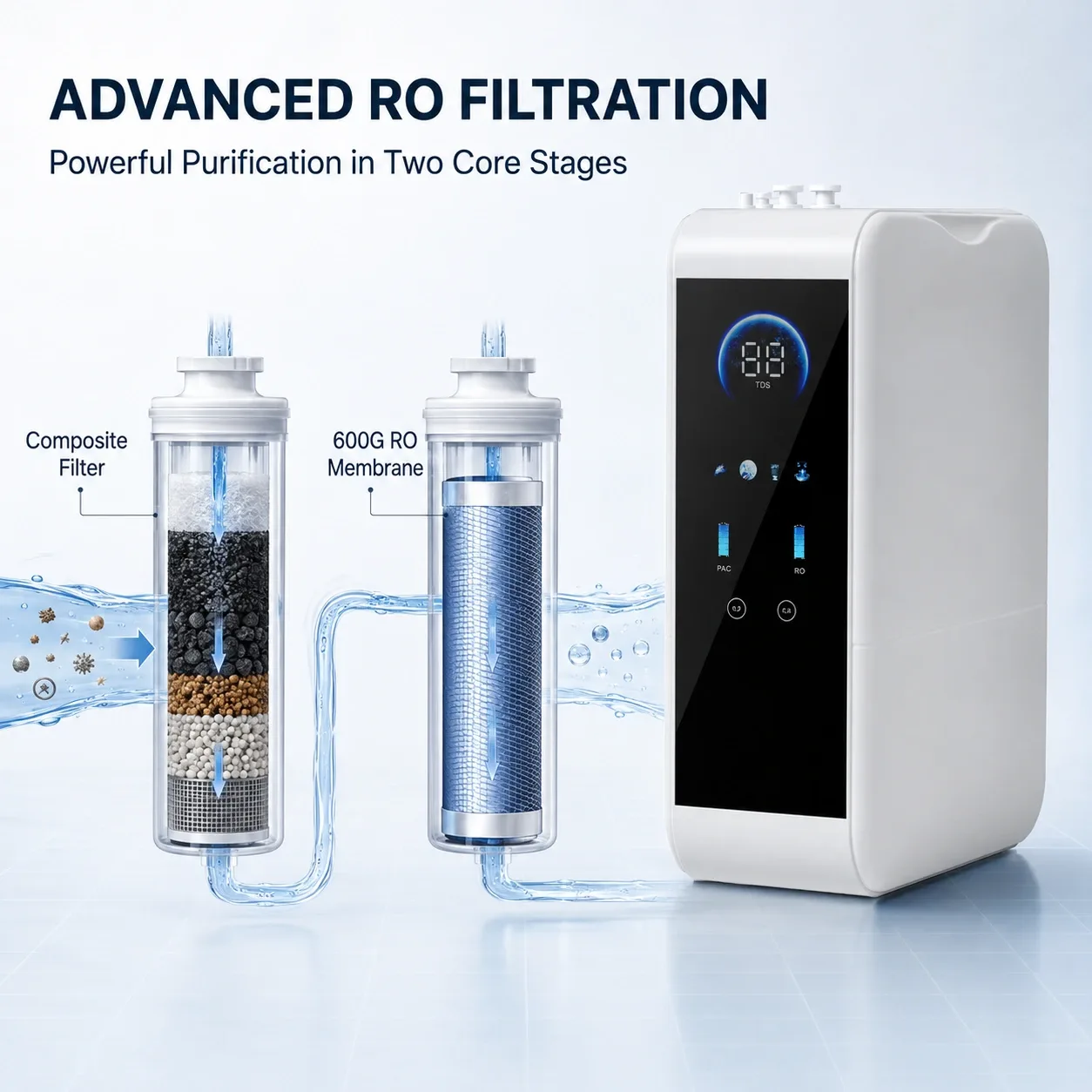 600G Tankless Under-Sink RO Water Purifier