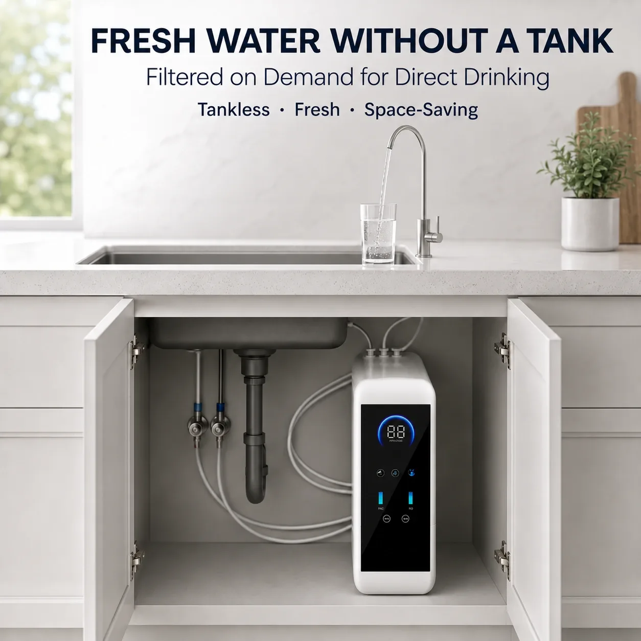 600G Tankless Under-Sink RO Water Purifier