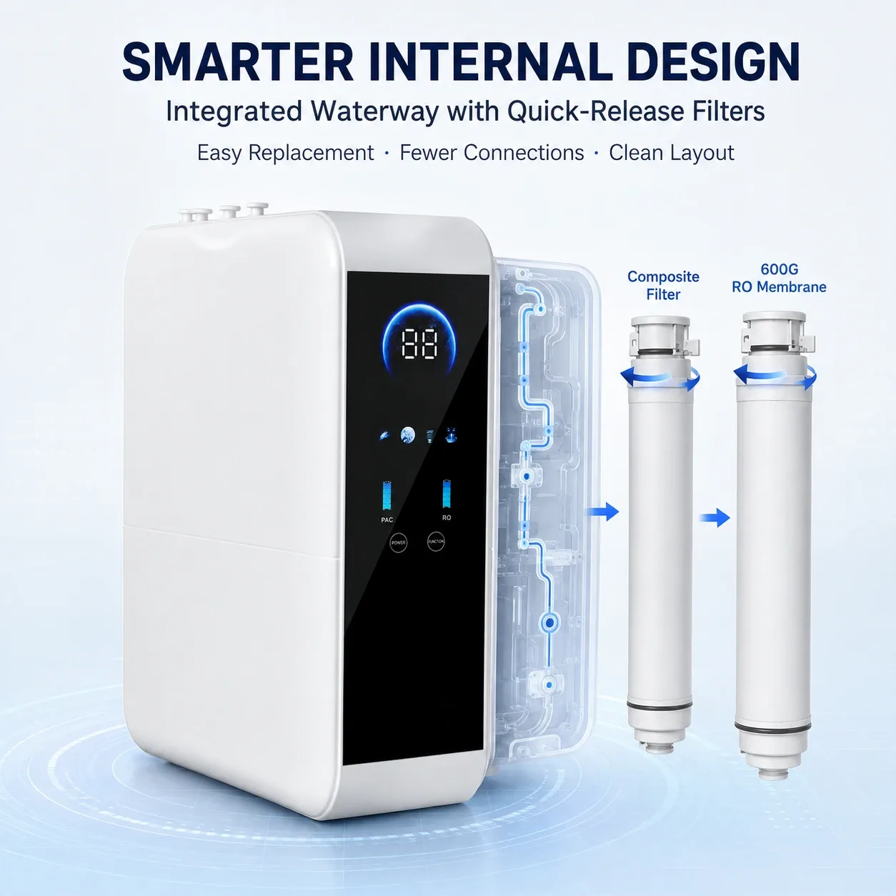 600G Tankless Under-Sink RO Water Purifier