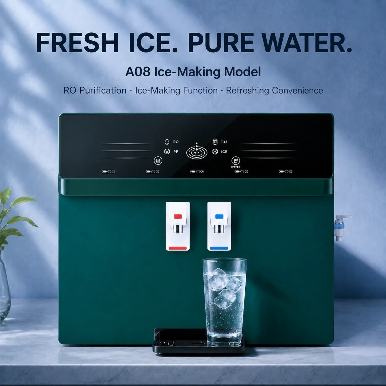 100G RO Water Purifier with Heating & Voice Control
