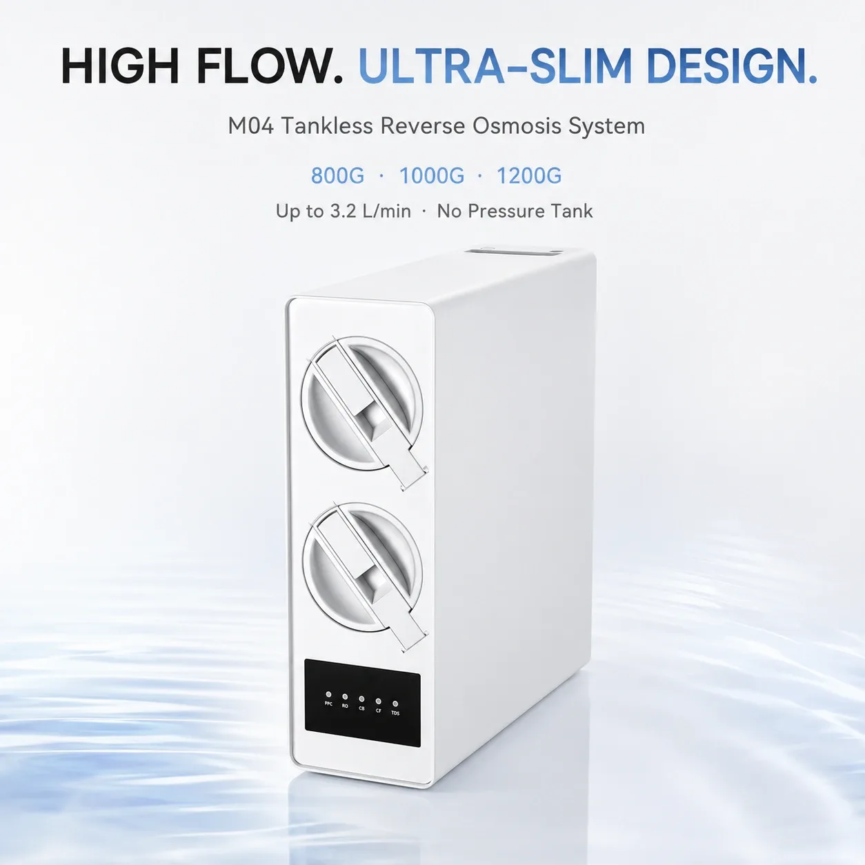 800G–1200G High-Flow Tankless RO Water Purifier