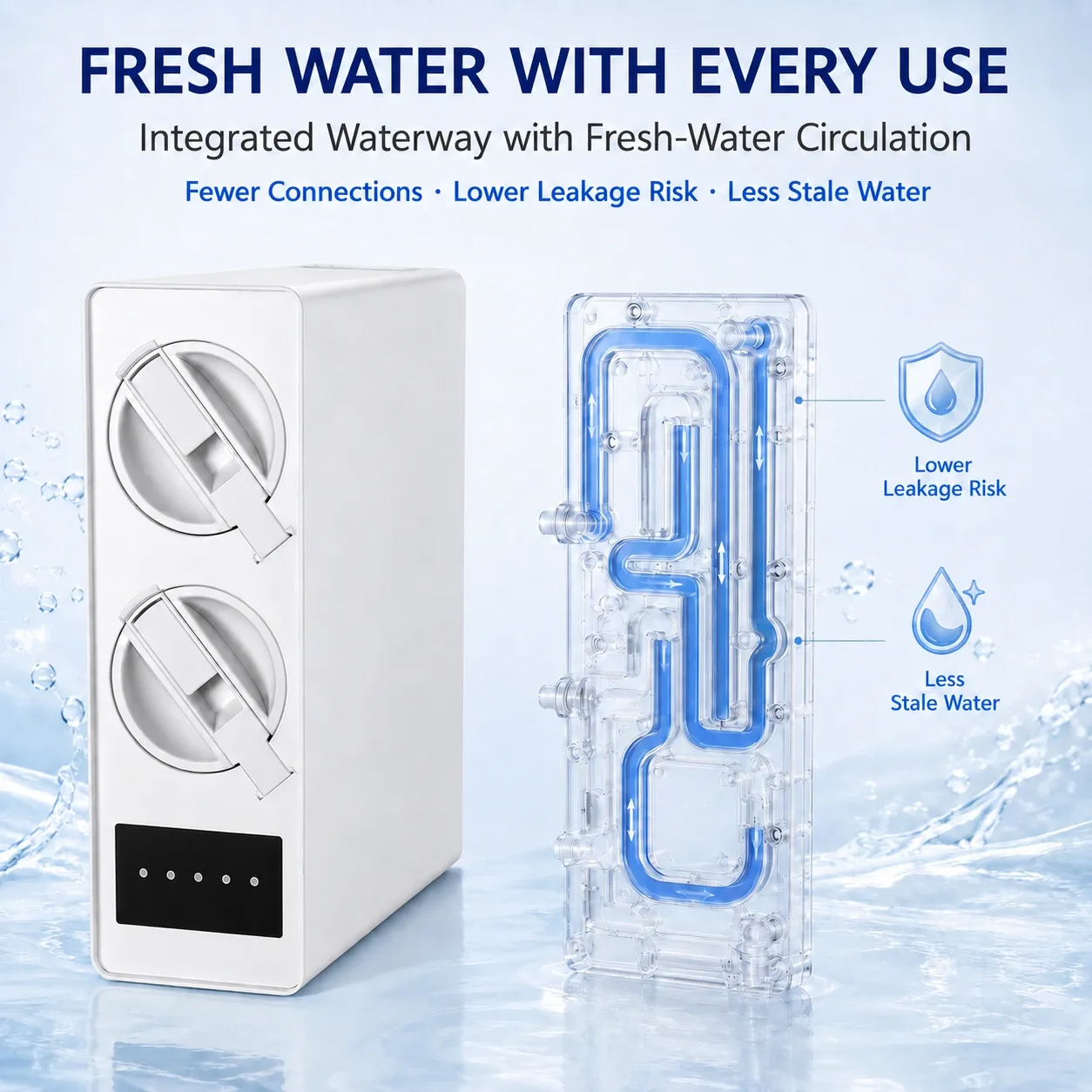 800G–1200G High-Flow Tankless RO Water Purifier
