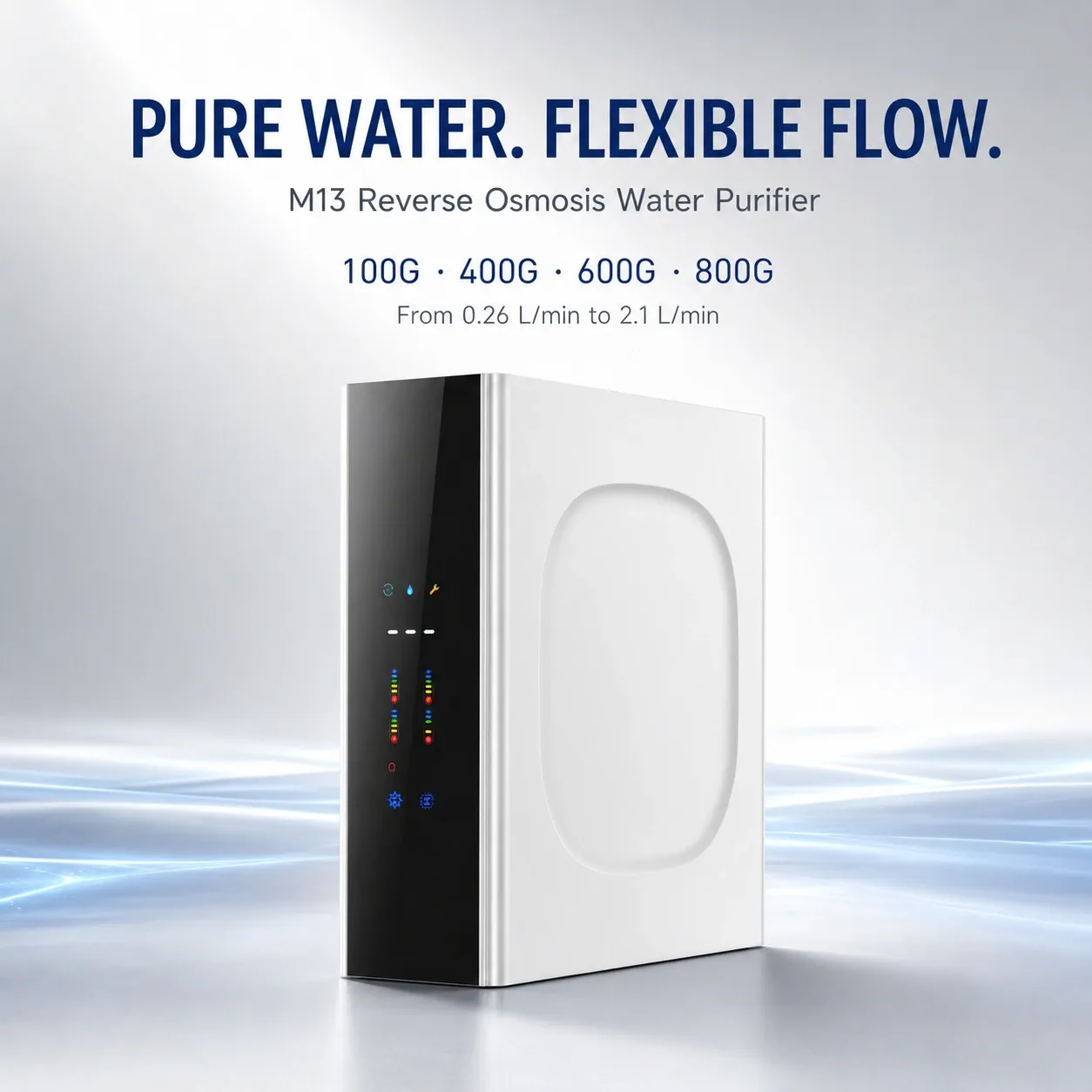 100G–800G Multi-Flow Under-Sink RO Water Purifier