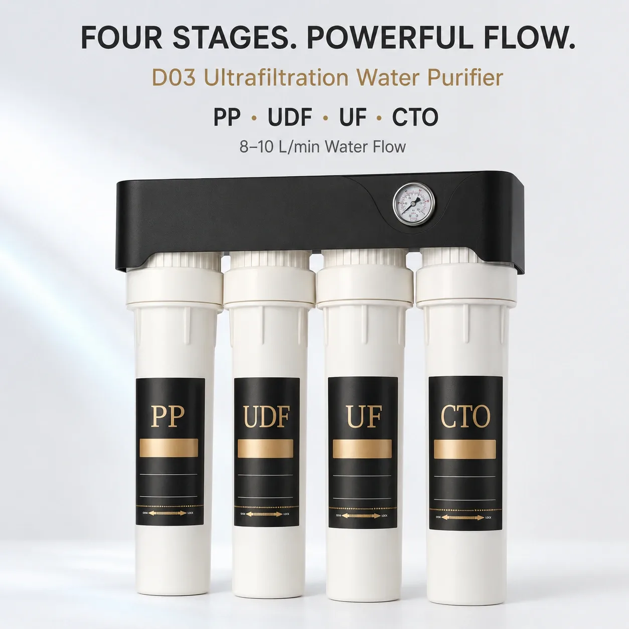 15-Inch Four-Stage Ultrafiltration Water Purifier