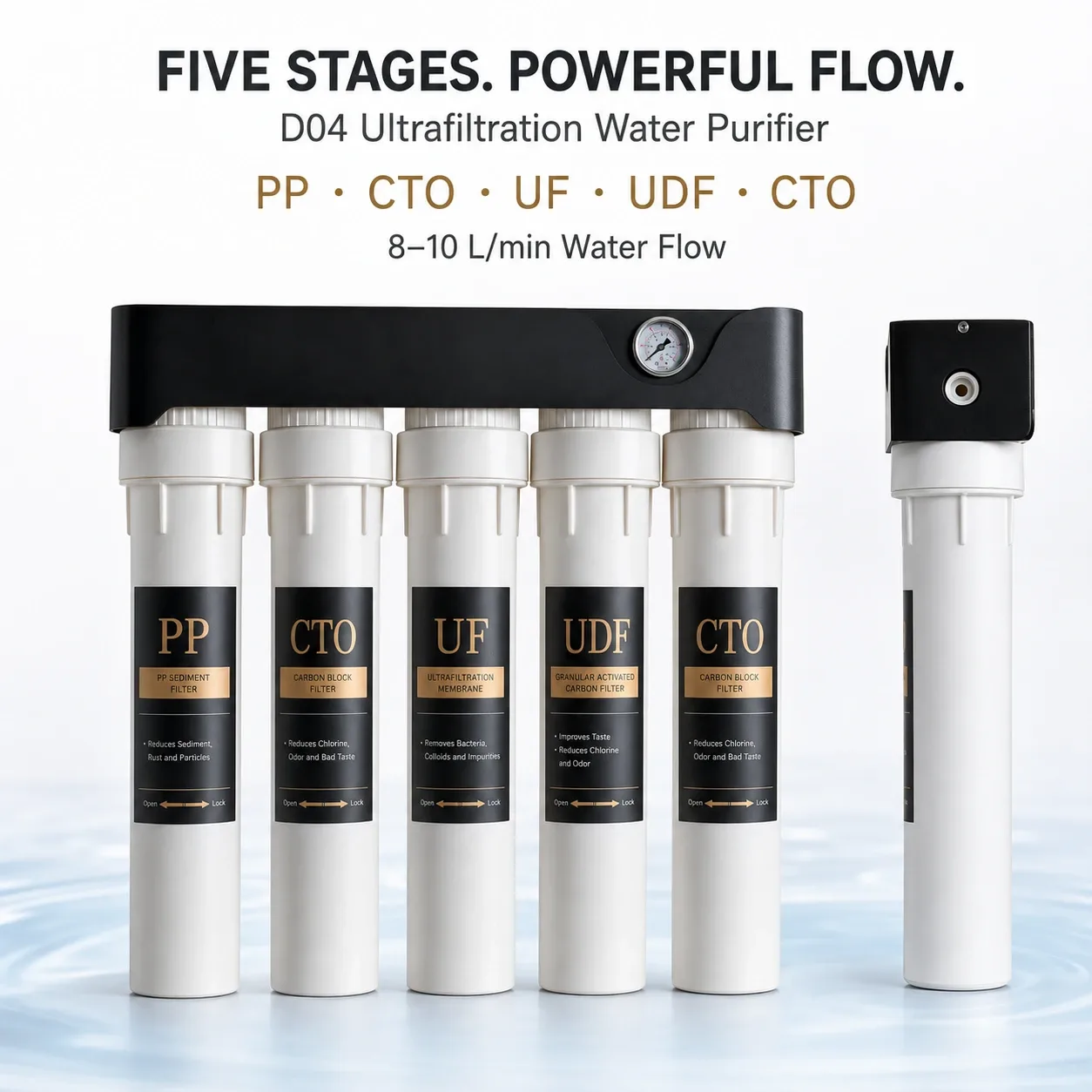 15-Inch Five-Stage Ultrafiltration Water Purifier