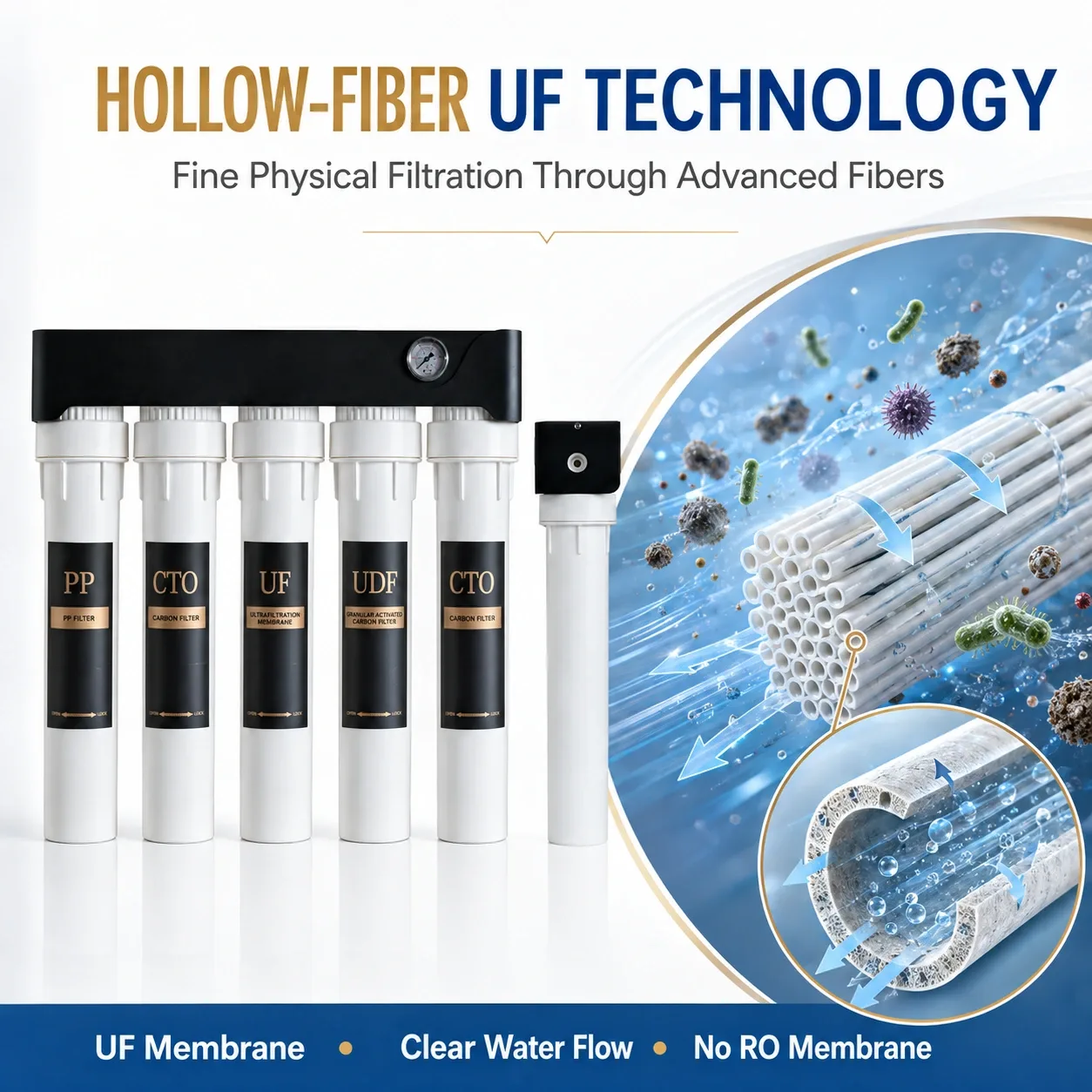 15-Inch Five-Stage Ultrafiltration Water Purifier