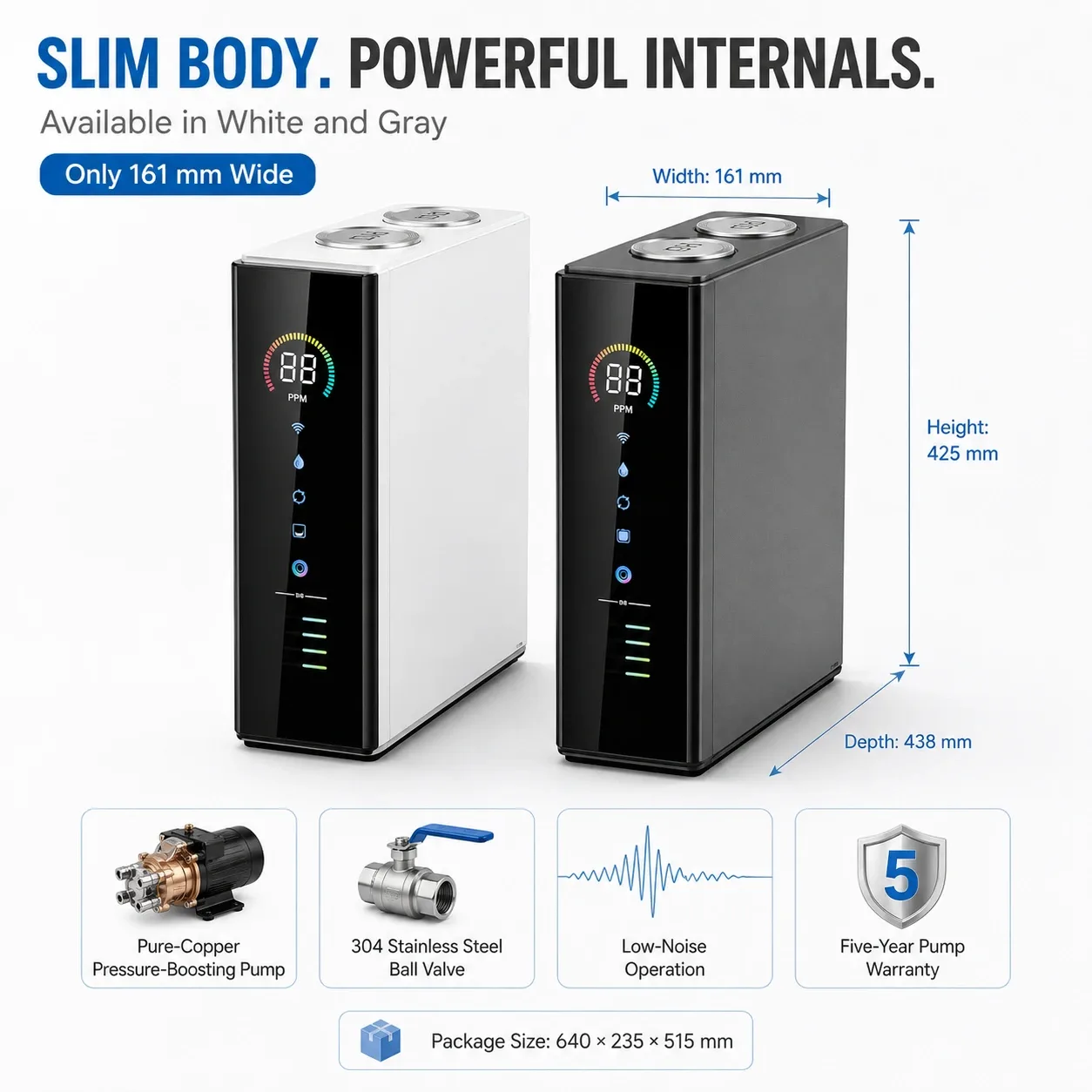 800G Smart High-Flow Tankless RO Water Purifier