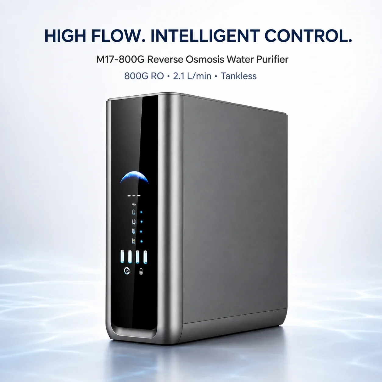 800G Smart Tankless RO Water Purifier with Advanced Display