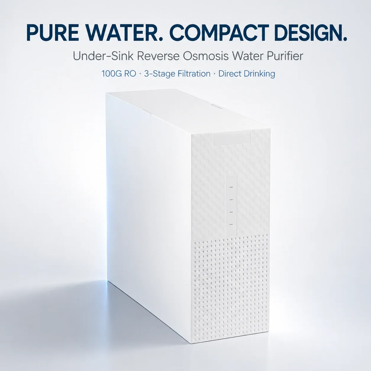 100G Compact Under-Sink RO Water Purifier with 2.5G Tank