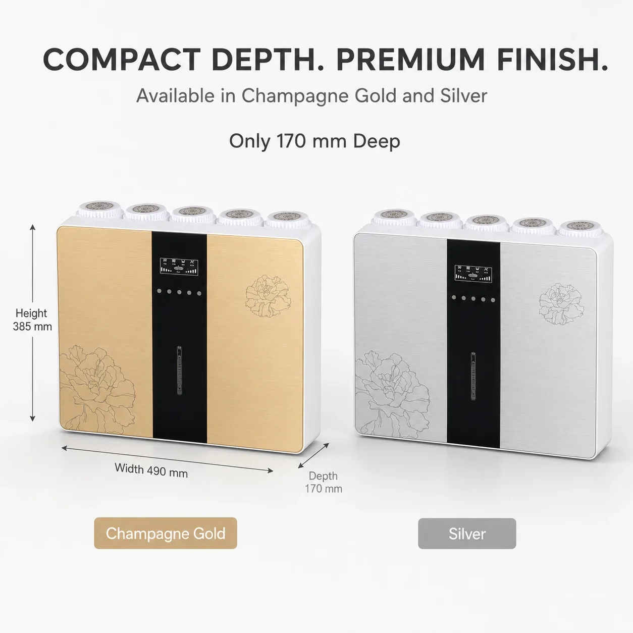 5-Stage 100G Under-Sink RO Water Purifier with 3.2G Tank