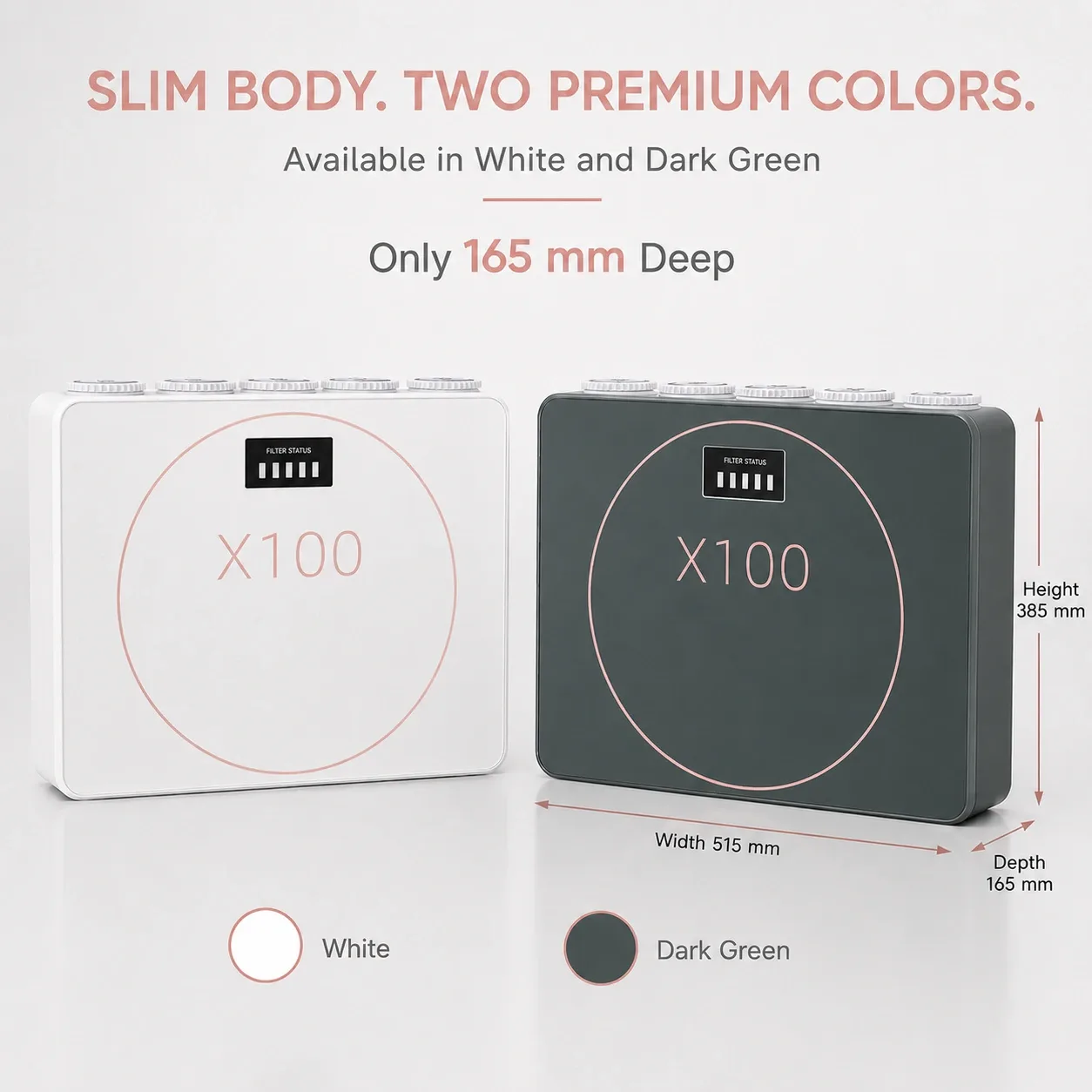 100G 5-Stage RO Water Purifier with Smart Display & Pressure Tank