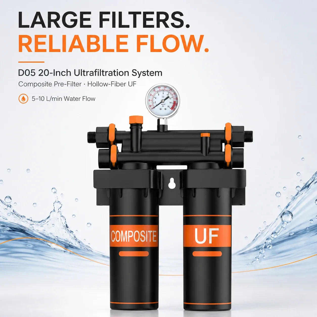 20-Inch 2-Stage Ultrafiltration Water Purifier