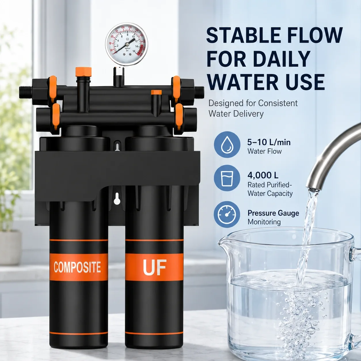 20-Inch 2-Stage Ultrafiltration Water Purifier