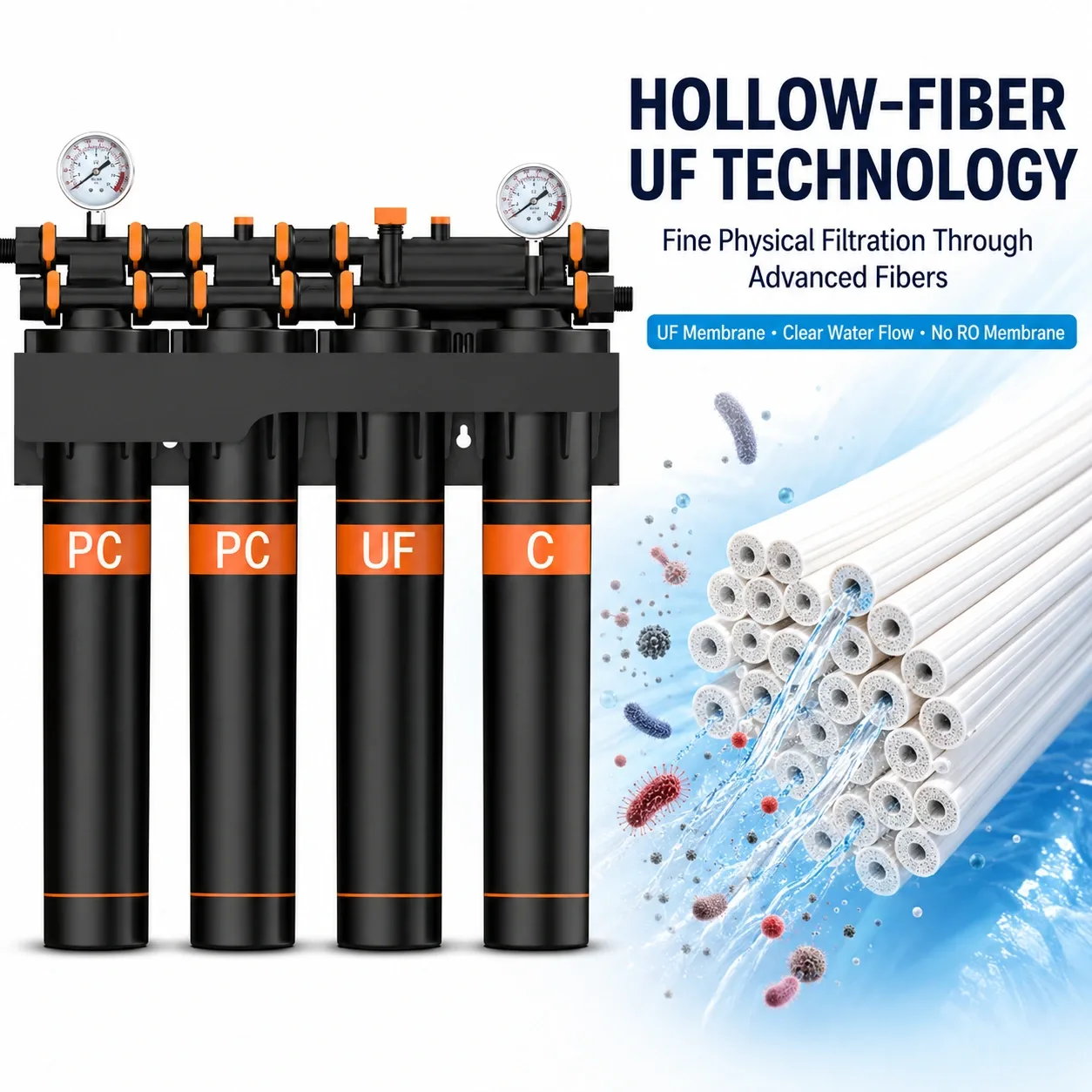 20-Inch 4-Stage Ultrafiltration Water Purifier