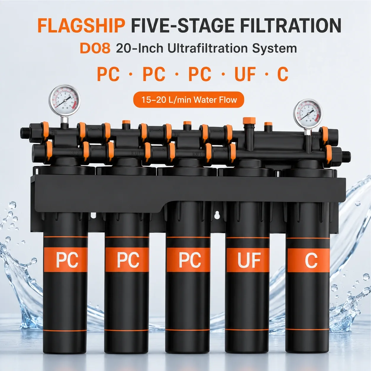 20-Inch 5-Stage Ultrafiltration Water Purifier