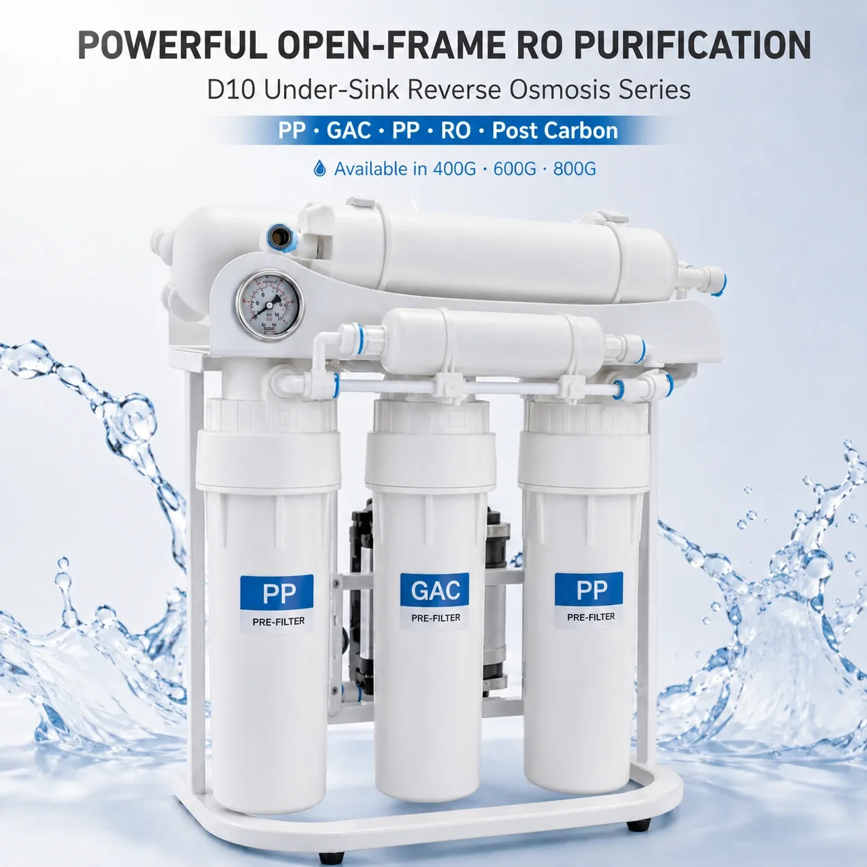 Under-Sink RO Water Purifier 400G/600G/800G