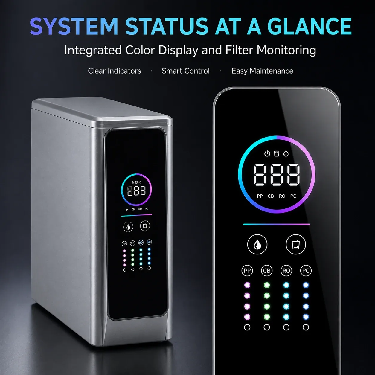 Smart TDS color display