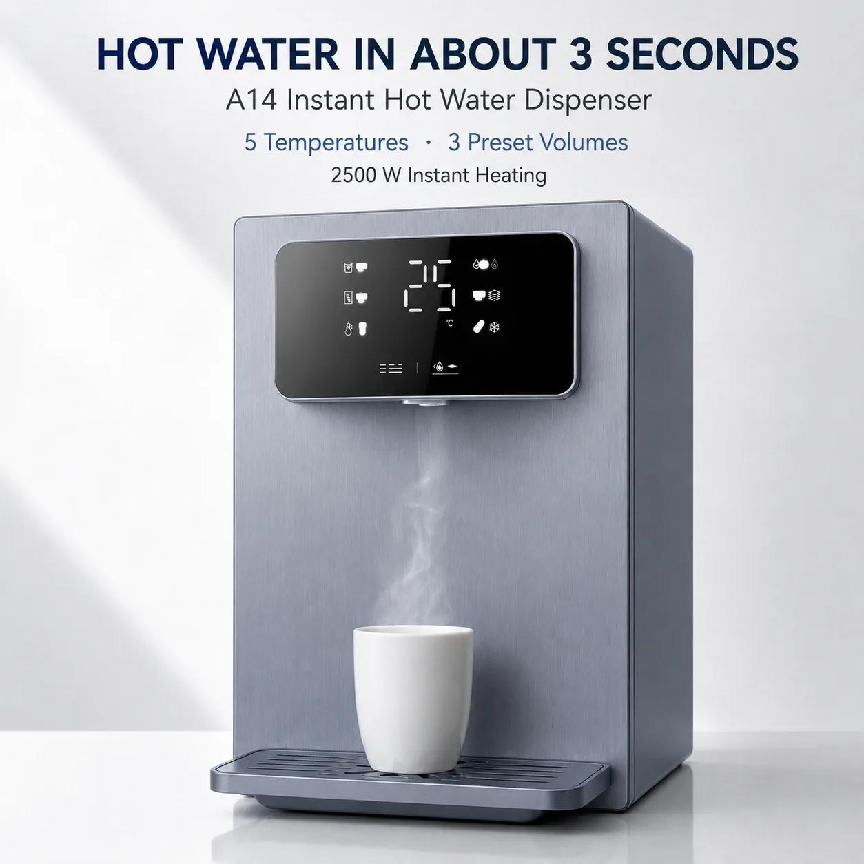 Instant Hot & Cold Water Dispenser with Touch Screen