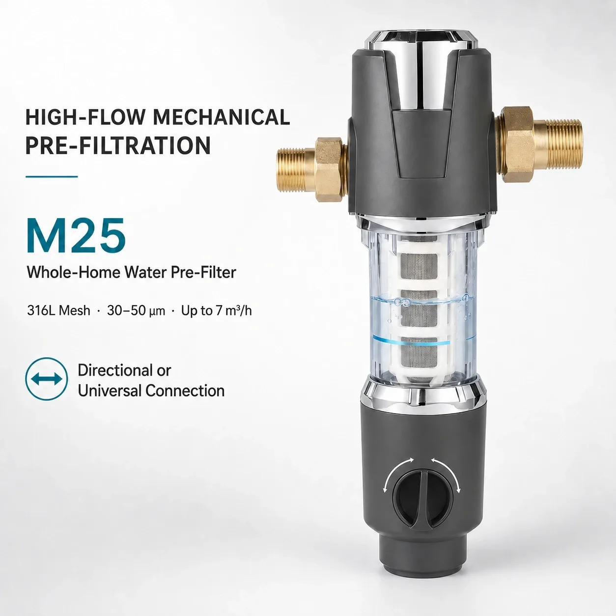 316L Stainless Steel Whole House Pre-Filter