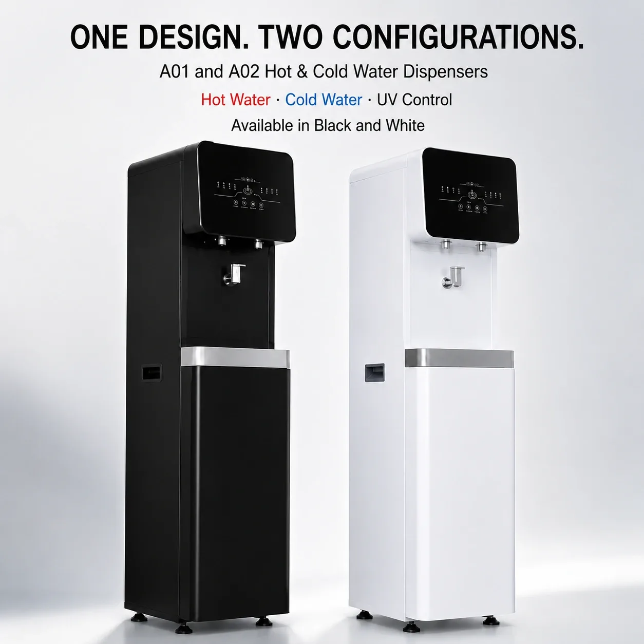 Floor-Standing Hot & Cold Water Dispenser 100G/400G